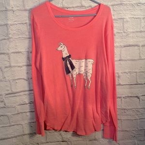 Old Navy Winter Llama Thermal 🦙💗 XXL